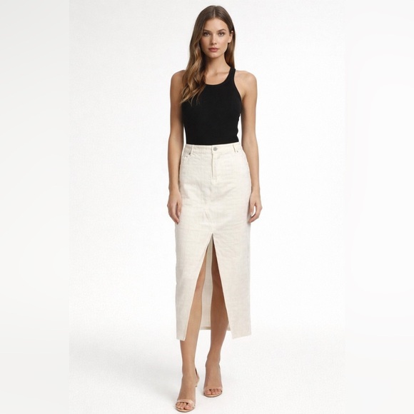 Fendi x Marc Jacob Logo Jean Skirt - Picture 2 of 8